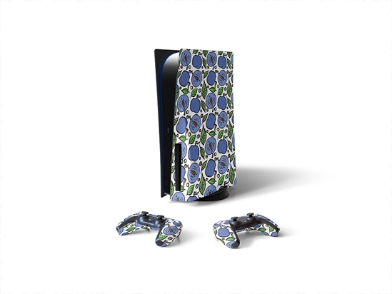 Bite-Sized Bluebyrd Fruit Sony PS5 DIY Skin