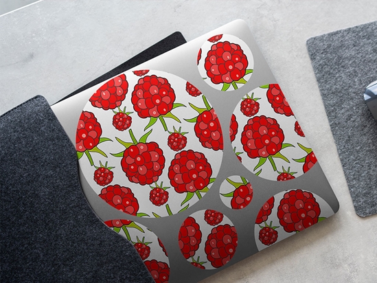 Jewel White Fruit DIY Laptop Stickers