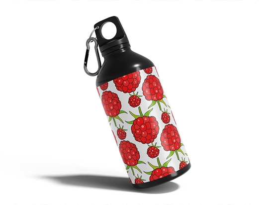 Jewel White Fruit Water Bottle DIY Stickers