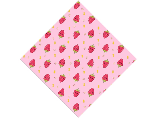 Snack Smiling Back Fruit Vinyl Wrap Pattern