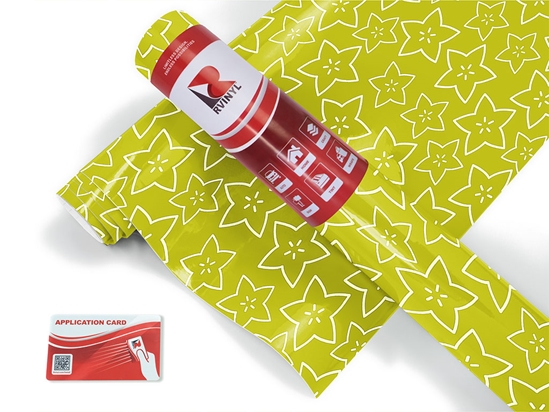 Golden Star Fruit Craft Vinyl Roll