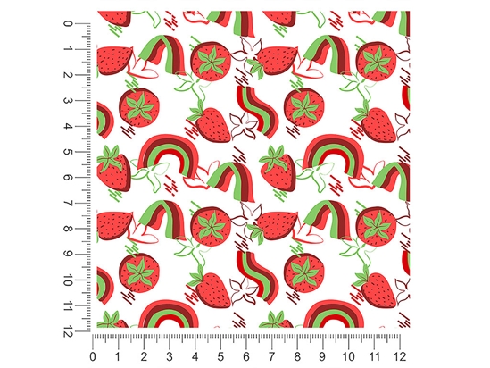 Strawberry Hill Fruit 1ft x 1ft Craft Sheets