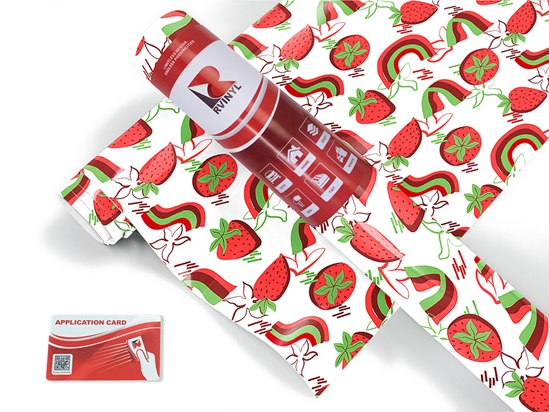 Strawberry Hill Fruit Craft Vinyl Roll