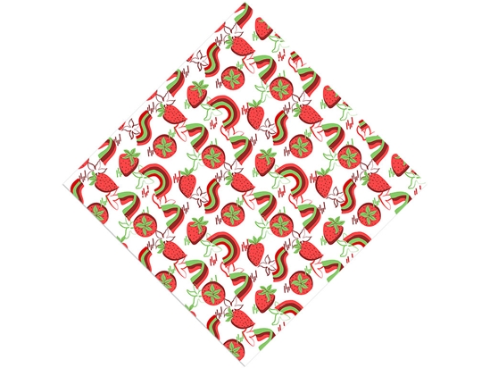 Strawberry Hill Fruit Vinyl Wrap Pattern