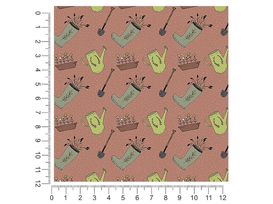 Maroon Gear Gardening 1ft x 1ft Craft Sheets