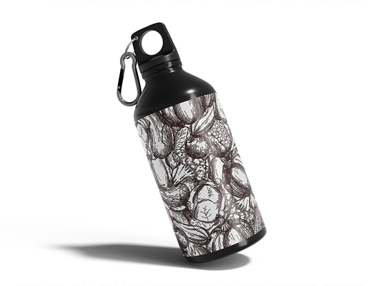 Still Life Harvest Gardening Water Bottle DIY Stickers