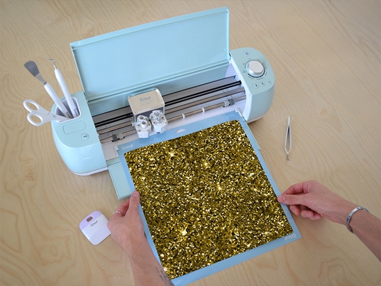 Gold Bullion Gemstone Films Cricut Compatible Vinyl