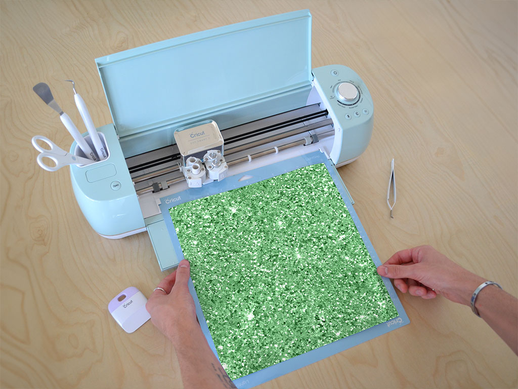 Green Light Gemstone Films Cricut Compatible Vinyl