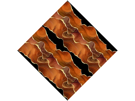 Burnt Umber Gemstone Vinyl Wrap Pattern