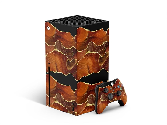 Burnt Umber Gemstone Films XBOX DIY Decal