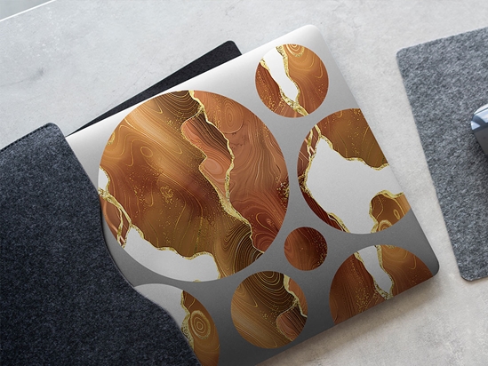 Tree Bark Gemstone Films DIY Laptop Stickers