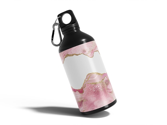 Princess Blush Gemstone Films Water Bottle DIY Stickers