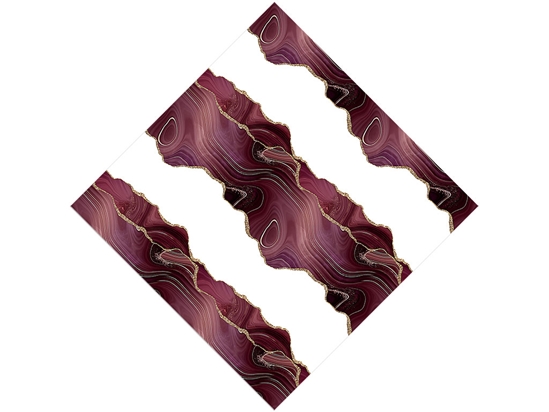 Burgundy Lip Gemstone Vinyl Wrap Pattern