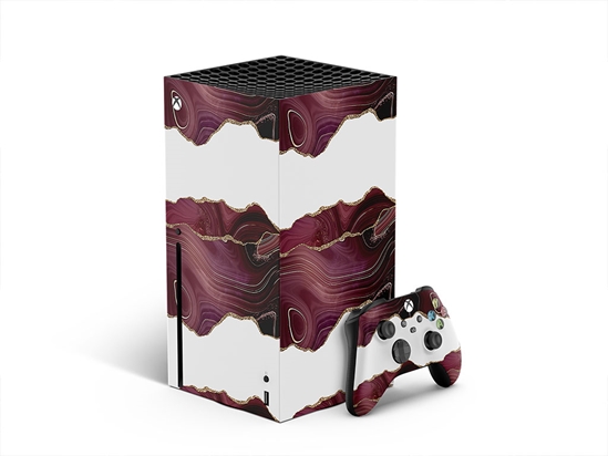 Burgundy Lip Gemstone Films XBOX DIY Decal