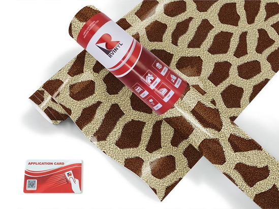 Cyber Giraffe Animal Print Craft Vinyl Roll