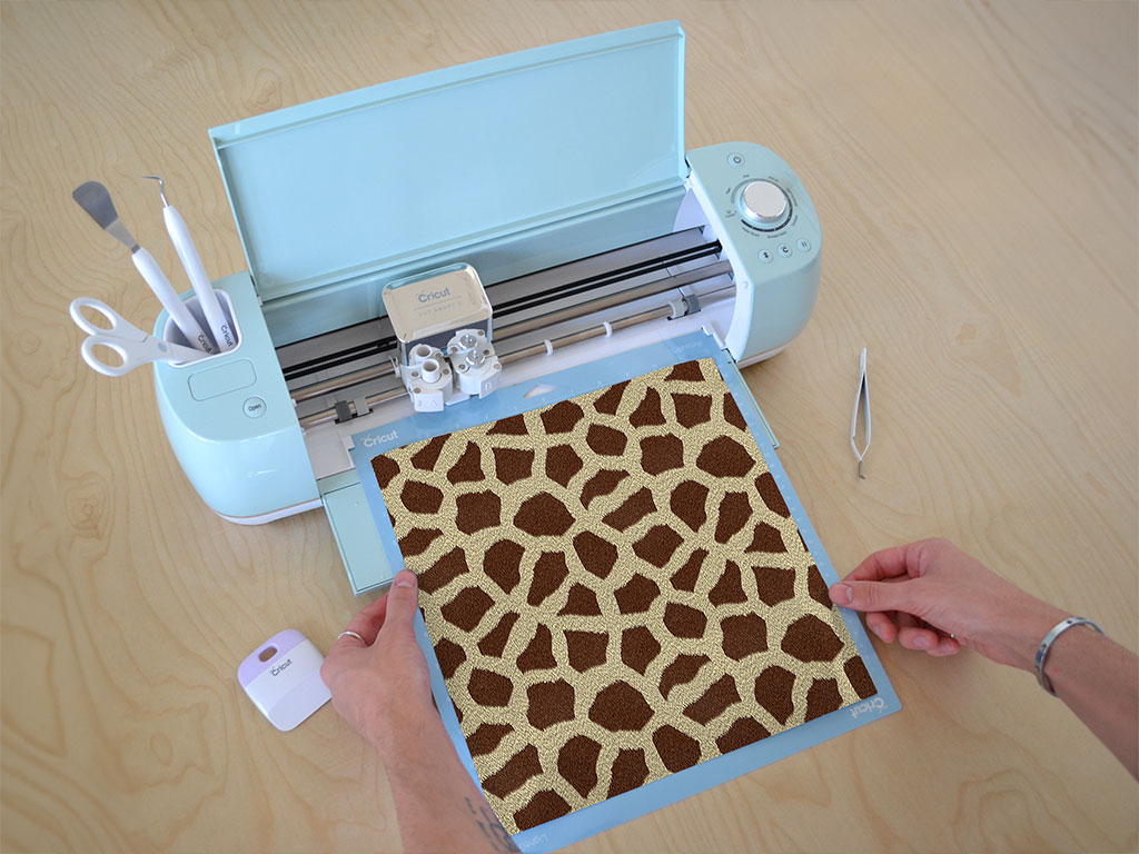 Cyber Giraffe Animal Print Cricut Compatible Vinyl