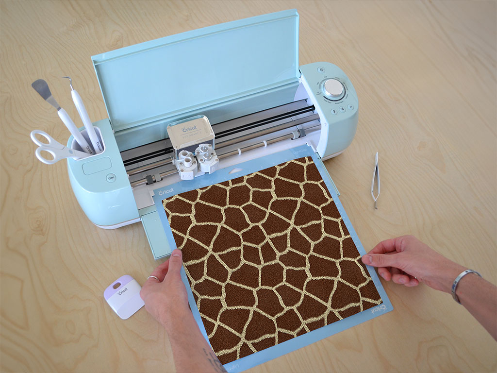 Cyber SerengetiGiraffe Animal Print Cricut Compatible Vinyl