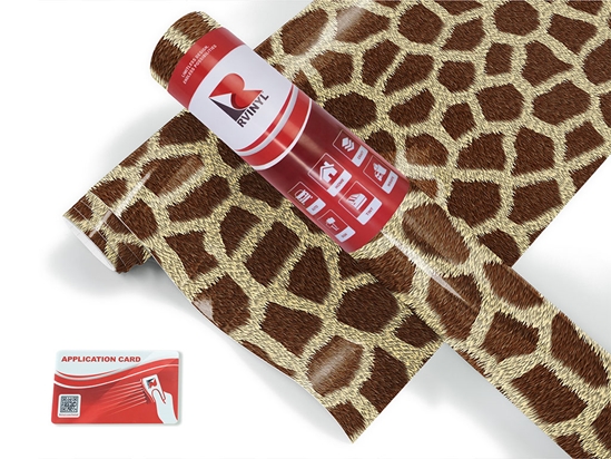 Cyber TarangireGiraffe Animal Print Craft Vinyl Roll