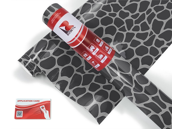 Gray Giraffe Animal Print Craft Vinyl Roll