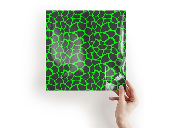 Neon Giraffe Animal Print Craft Sheets