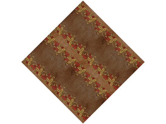 Autumn Embroidery Gothic Vinyl Wrap Pattern