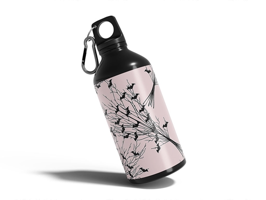 Bat Bouquet Gothic Water Bottle DIY Stickers