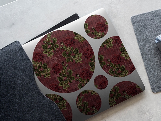 Dark Roses Gothic DIY Laptop Stickers