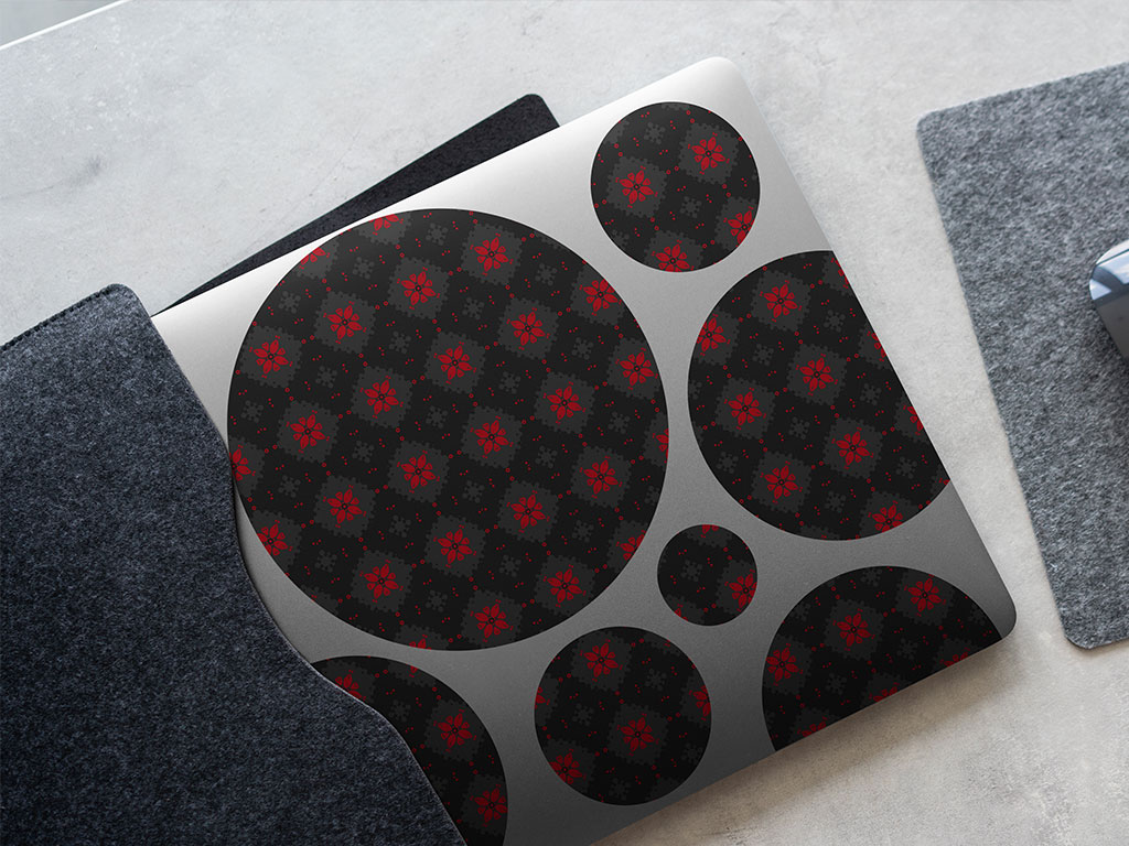 Floral Temptation Gothic DIY Laptop Stickers