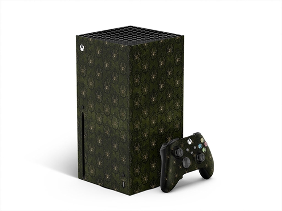 Intricate Webs Gothic XBOX DIY Decal