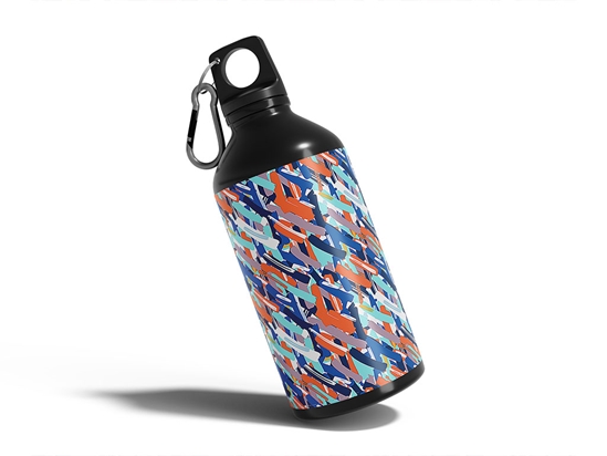 Dress Up Graffiti Water Bottle DIY Stickers