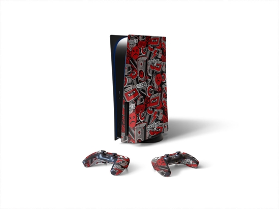 Hip Hop Beats Graffiti Sony PS5 DIY Skin