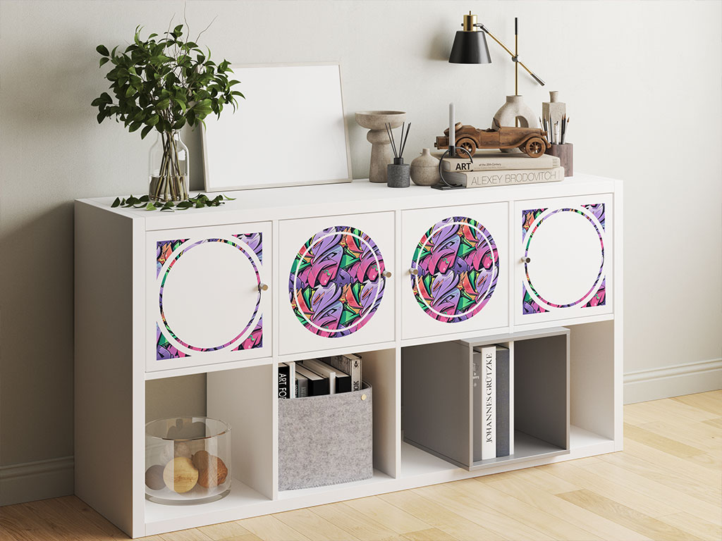 Large Twisted Sister Graffiti DIY Furniture Stickers