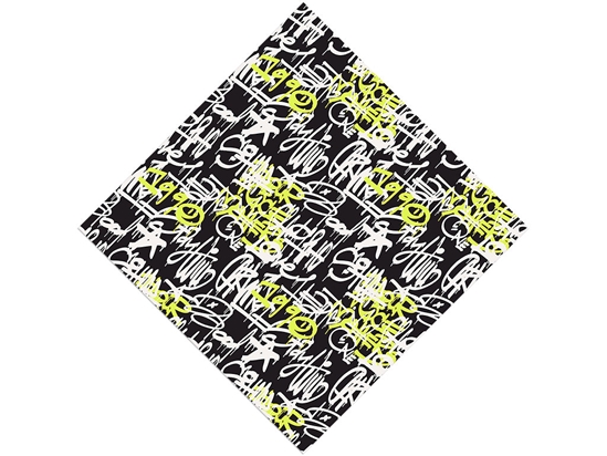 Neon Realness Graffiti Vinyl Wrap Pattern