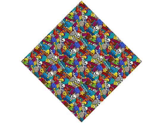 Paint Toys Graffiti Vinyl Wrap Pattern