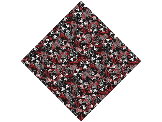 Radioactive Red Graffiti Vinyl Wrap Pattern