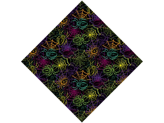 Toxic Spiders Graffiti Vinyl Wrap Pattern