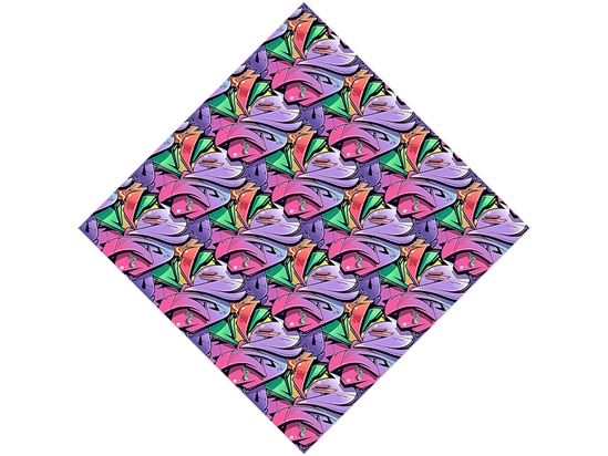 Twisted Sister Graffiti Vinyl Wrap Pattern