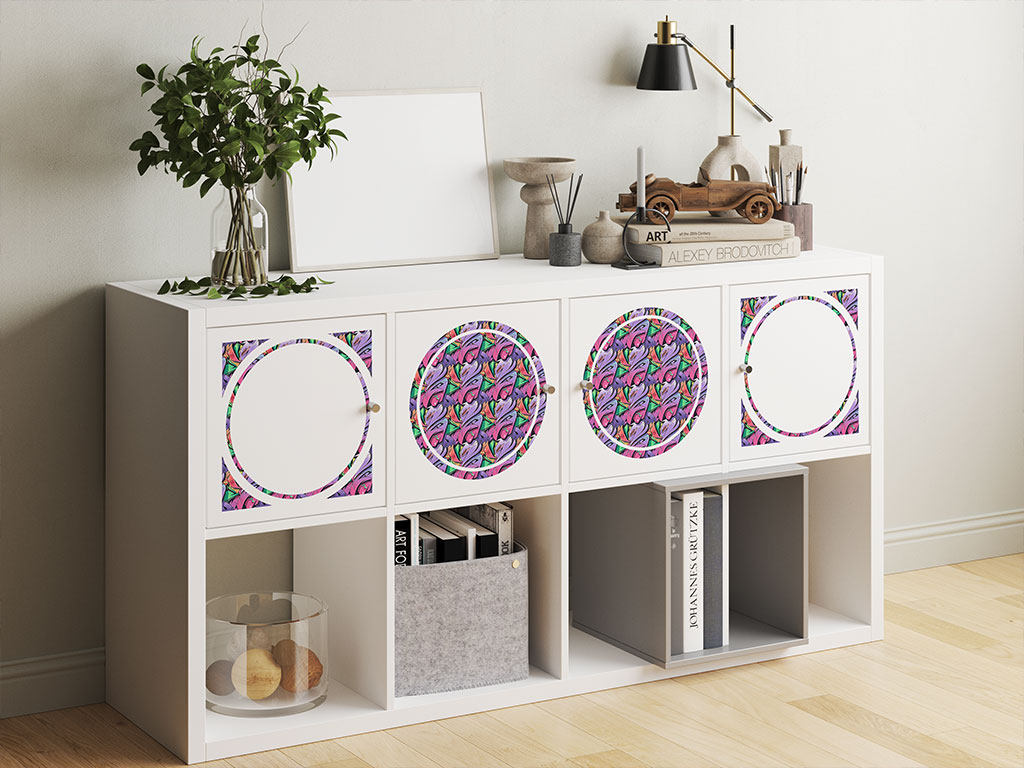 Twisted Sister Graffiti DIY Furniture Stickers