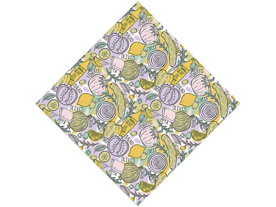 Grecian Supper Greco Roman Vinyl Wrap Pattern