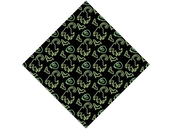 Neon Omens Halloween Vinyl Wrap Pattern