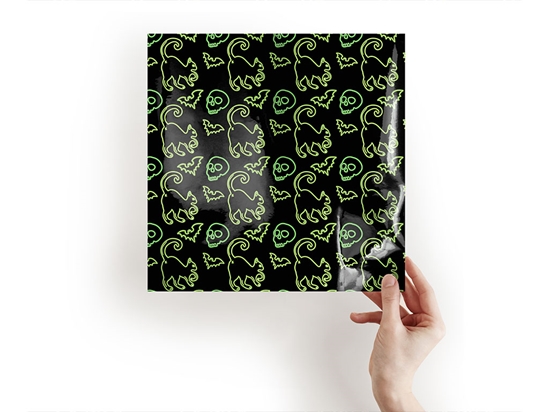 Neon Omens Halloween Craft Sheets