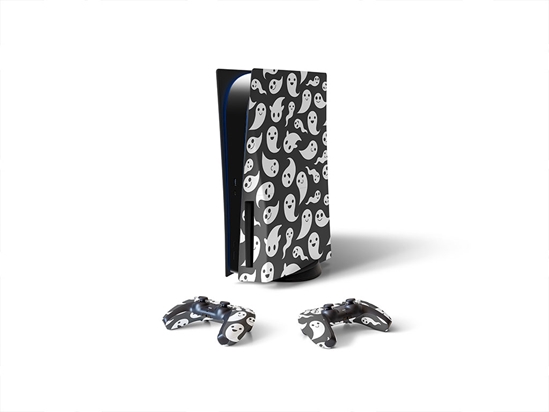 Happy Apparitions Halloween Sony PS5 DIY Skin