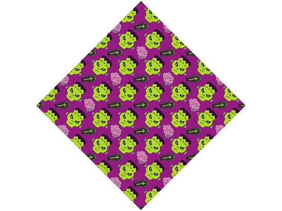 Frankenstein Revenge Halloween Vinyl Wrap Pattern