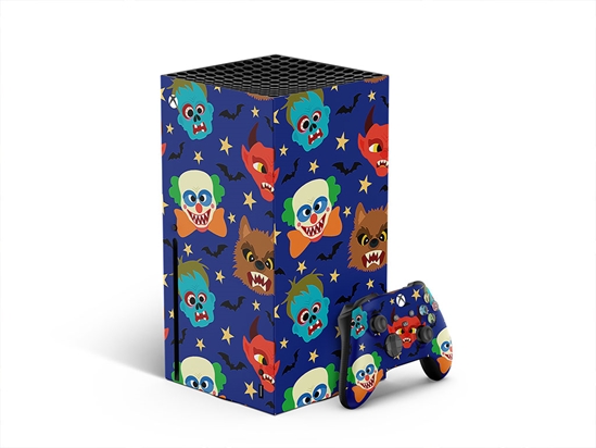 Spooky Friends Halloween XBOX DIY Decal