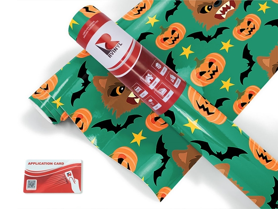 Wicked Werewolf Halloween Craft Vinyl Roll