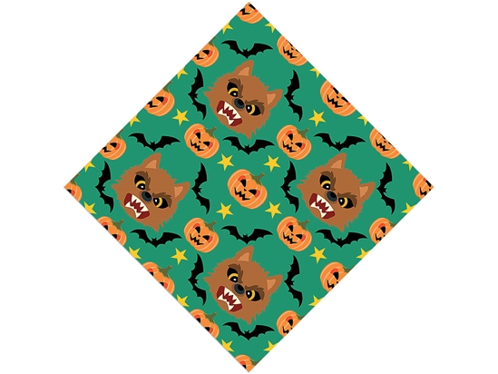 Wicked Werewolf Halloween Vinyl Wrap Pattern