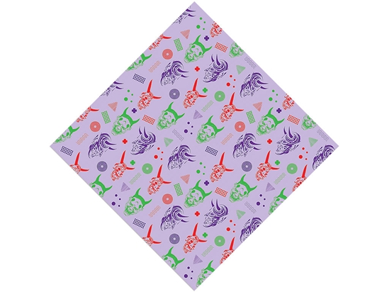 Yokai Masks Halloween Vinyl Wrap Pattern