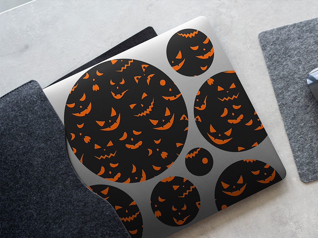 Dark Fear Halloween DIY Laptop Stickers