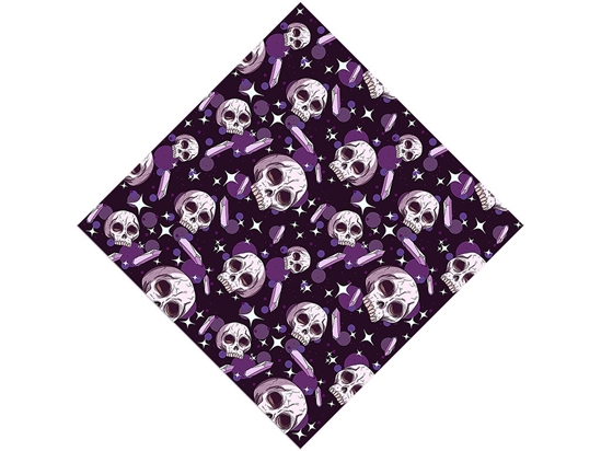 Amethyst Skulls Halloween Vinyl Wrap Pattern