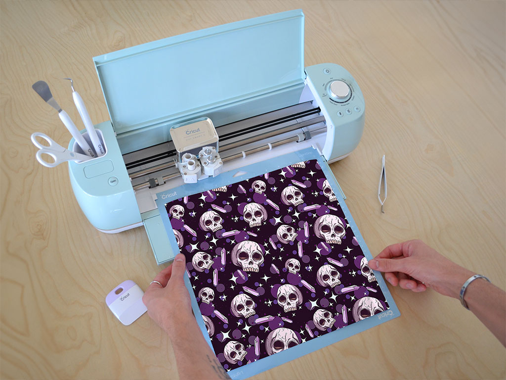 Amethyst Skulls Skull and Bones Cricut Compatible Vinyl